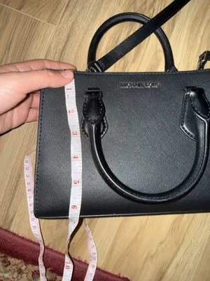 Michael Kors Black Leather Satchel Handbag thumbnail 8