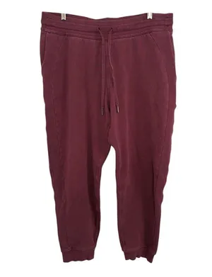 Lululemon Scuba High-Rise Jogger Fleece 28", Red Merlot thumbnail 2