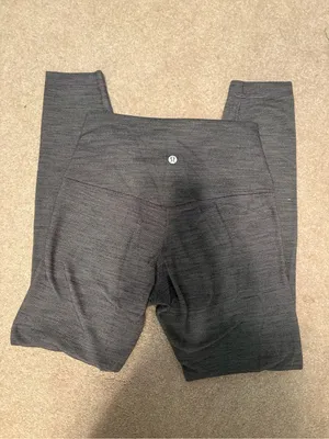 Lululemon High-Waist Grey Leggings - Stretch Knit thumbnail 2