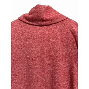 Maeve by Anthropologie‎ Fleece Cowl Neck Sweater Red Women's Size Large thumbnail 4