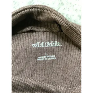 Wild Fable Womens Brown Ribbed Mock Neck Cap Sleeve Top Large‎ New NWT thumbnail 3