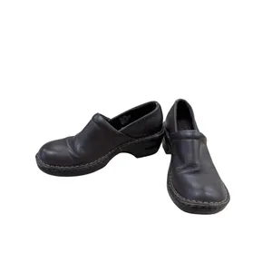 Sonoma Womens Brown Leather Clogs Mules 7.5M SKU 7181 thumbnail 2