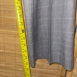Van Heusen gray white plaid slacks trousers dress pants stretch woman’s sz 10 thumbnail 8