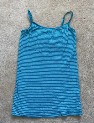 Aeropostale Blue And White Tank Top thumbnail 1