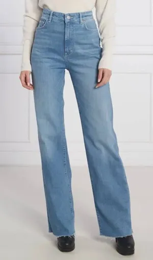 NWT Boss Orange Hugo BOSS Womens Marlene Wide Leg High Waist Jeans thumbnail 1