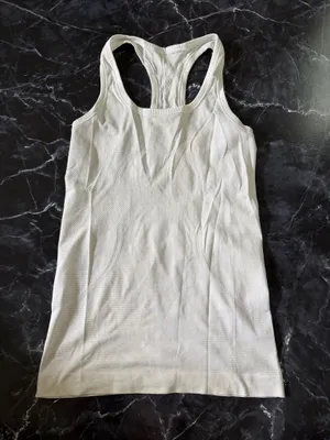 Lululemon white swiftly tech tank top  thumbnail 1