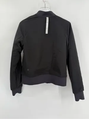 Lululemon reversible black Serene Travels Bomber size 8 thumbnail 3