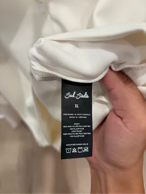 NWT Bad Birdie At Ease Quarter zip Size XL White thumbnail 4