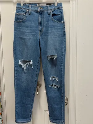 Levi’s High Waisted Mom Jeans Silvertab Size 26 thumbnail 2