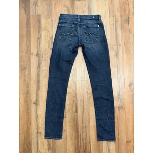 7‎ For All Mankind Roxanne Skinny Jeans Dark Wash Stretch Women's 26 thumbnail 4