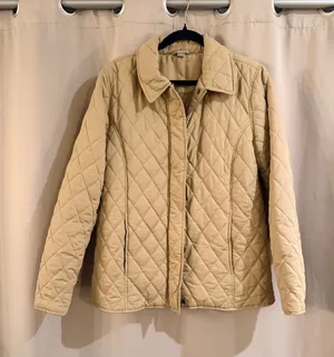 White Stag Quilted Lightweight Jacket in Beige thumbnail 1