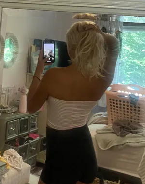 Striped Strapless Crop Multi thumbnail 3