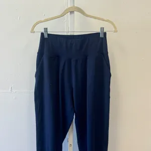 AJISAI Women's‎ Jogger Pants Navy Blue High Waisted Athletic Travel Pants Medium thumbnail 3