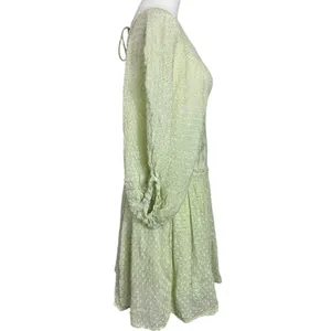 Free People Bohemian Ethereal Cottage Sweet Dreams Mini Dress Frozen Dew Large thumbnail 9