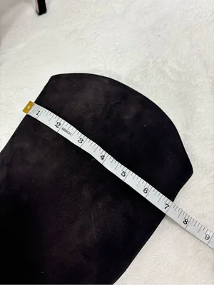 SCHUTZ Black Suede MARYANA SCULPT LEATHER BOOT Pointed Stiletto Boots Size 9B thumbnail 6