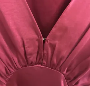 Dress Forum Magenta Satin Maxi Dress thumbnail 5