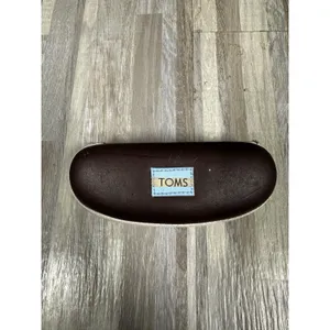 TOMS Classic 101 Sunglasses Womens Square Black Gray Tinted Made In Italy thumbnail 2