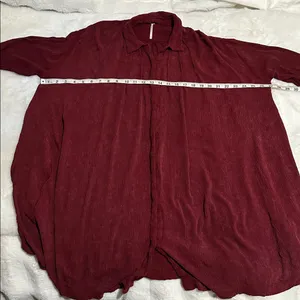 Free People Size Medium Spin Me Tunic Shirt Dress thumbnail 8