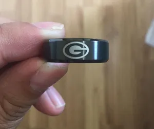 Black Green Bay Packers Ring thumbnail 5