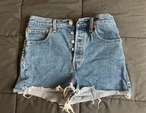 Levi’s Ribcage Shorts Denim thumbnail 1