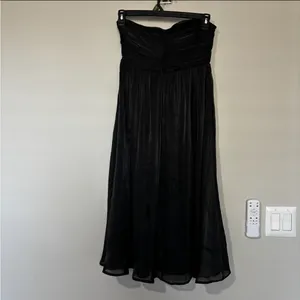 Petal & Pup Mila Black Strapless Dress with Bow & Cutout Detail thumbnail 5