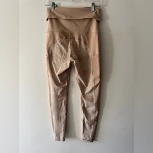 Aerie Offline Tan Hi-Rise The‎ Hugger Foldover Leggings thumbnail 3