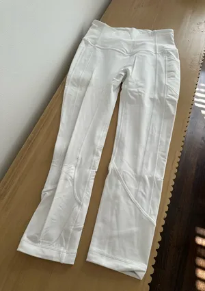 Lululemon All The Right Places Crop || *23" White 6 thumbnail 1