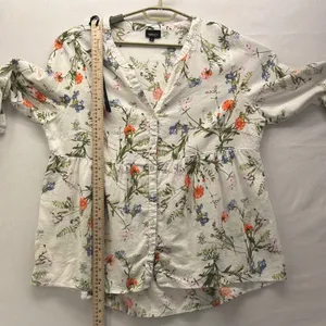 Jones‎ And Co Linen Popover Top Cream 1X thumbnail 9