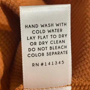 Daydreamer Thermal Crop Long Sleeve Mock Neck Top Orange Womens Large NWT thumbnail 11