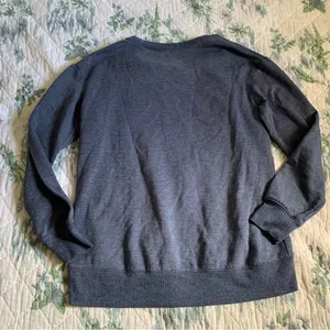 Star Wars Heather Gray Blue Sweatshirt S Porg Kylo Ren C-3PO BB-8 Rey Chewbacca thumbnail 4
