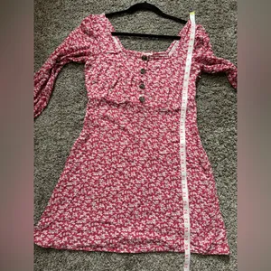 American Eagle‎ Floral Red Dress thumbnail 11