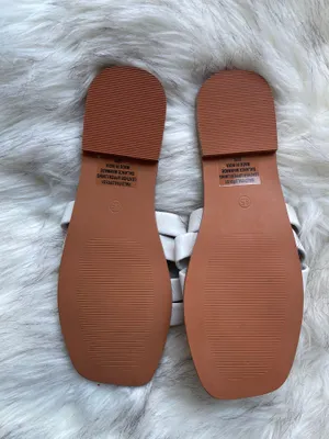 Steve Madden White Leather Sandals thumbnail 2