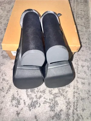 New Black Satin Platform Heels with Jeweled Ankle Strap size 36 (6) thumbnail 6