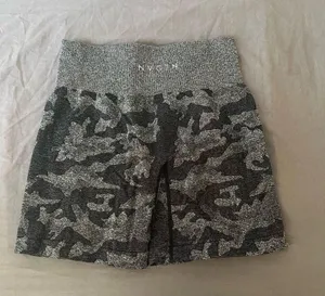 NWOT NVGTN Black Camo Seamless Shorts thumbnail 4