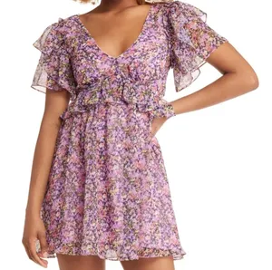 Boutique Floral Mini Dress thumbnail 1