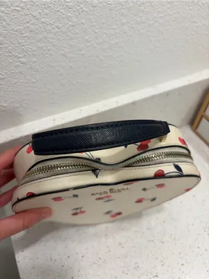 Kate Spade New York Love Shack Cherry Heart Handle Bag- Cream Heart Cherries thumbnail 5