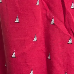 Ralph Lauren Red Sailboat-Print Dress Capris thumbnail 2