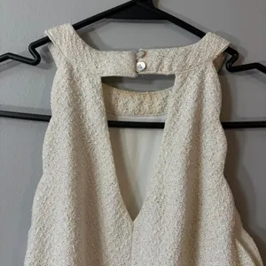 altard state lace cream midi dress‎ thumbnail 3