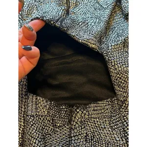 Mustard Seed Dress‎ Mini Short Shimmer Silver Size Small S thumbnail 5