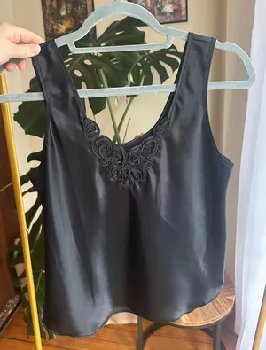 Black tank top thumbnail 1