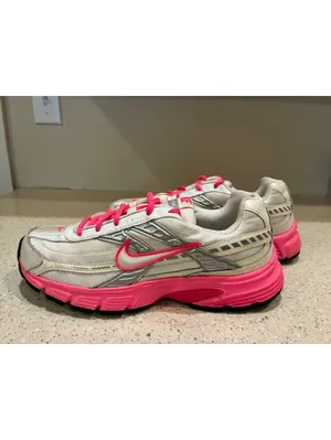 Nike Womens Size 9.5 Initiator Running White Silver Pink 394053-106 Sneakers thumbnail 6