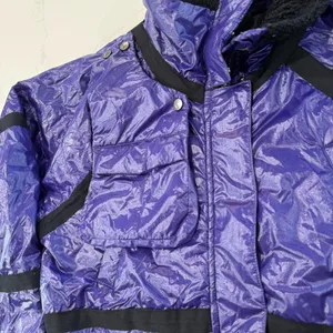Free People Movement Vagabond Fleece Bomber Jacket Women’s XS Purple Packable thumbnail 8
