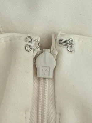 Express Chic Cream Pencil Skirt  thumbnail 5