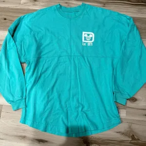 Disney Parks Walt Disney World Teal Spirit Jersey Women’s XS thumbnail 1