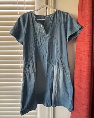 Noracora denim dress thumbnail 1