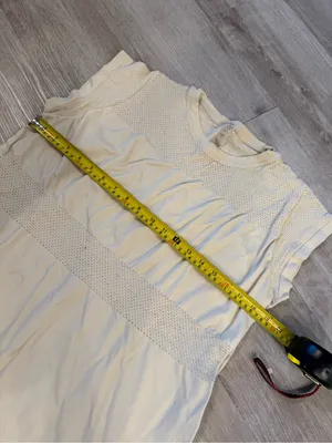 Varley Carley Tee in Crème Size L/XL thumbnail 5