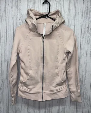 Womens Size 4 Lululemon Scuba Hoodie Pink Flaw thumbnail 1
