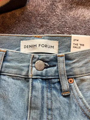Aritzia NEW Denim Forum Halle Denim Skirt thumbnail 4