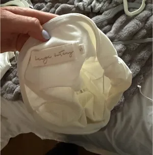 White Strapless Top thumbnail 2