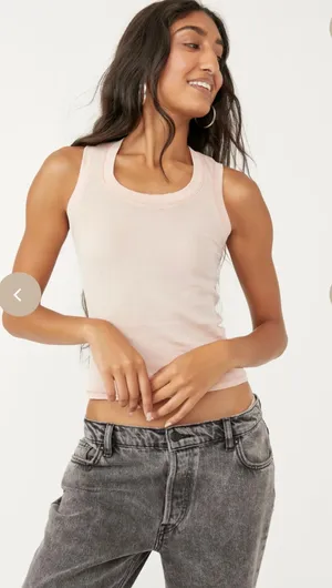 Free People Pink Tank thumbnail 1